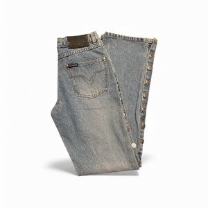 Harley-Davidson Women’s Side Snap Boot Cut Jeans size 2